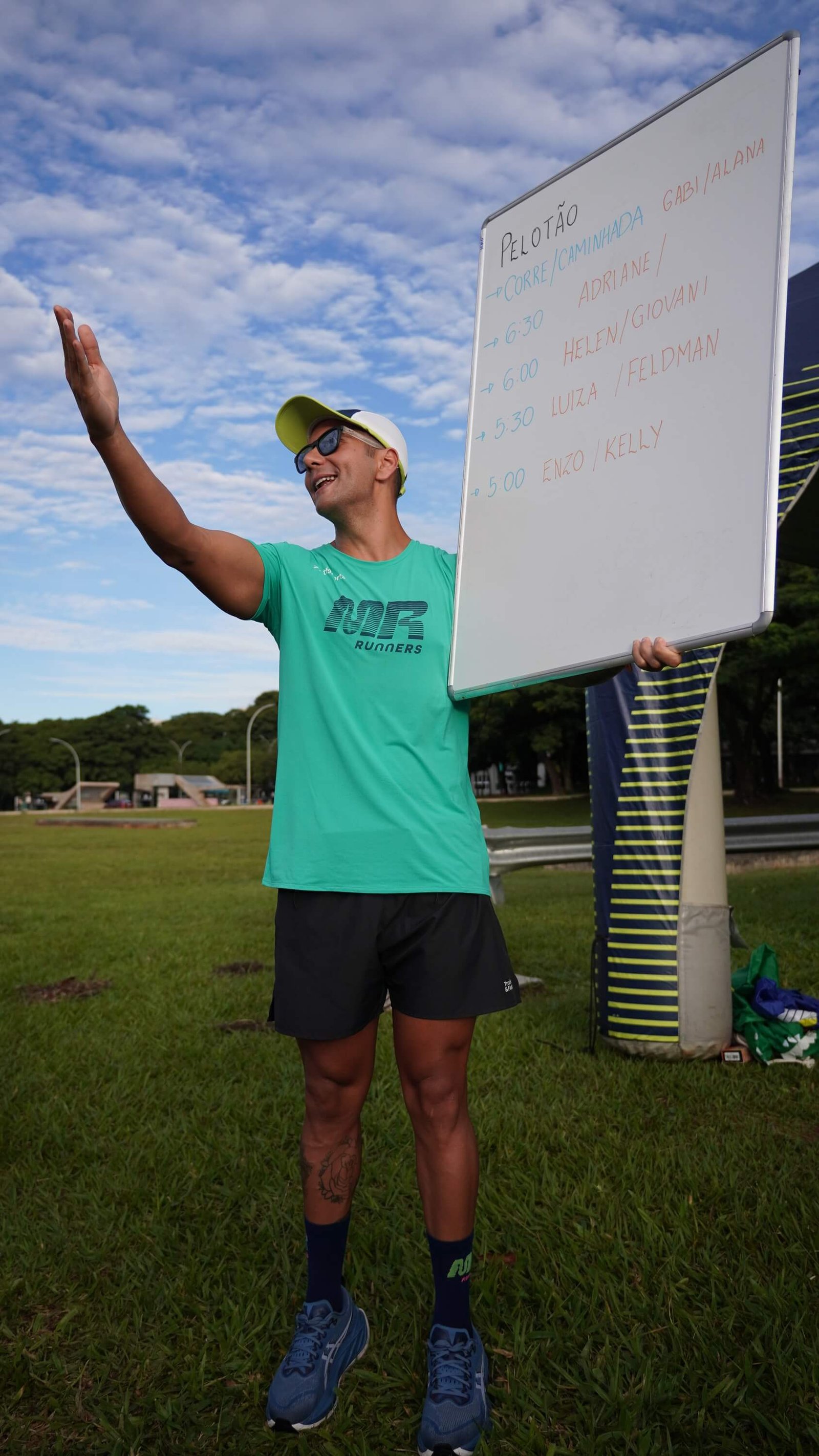 Estrutura MR Runners em provas